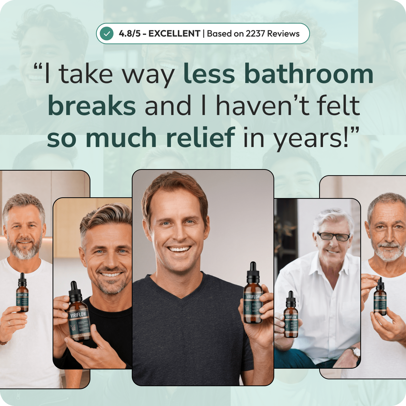Extra ViriFlow Bottles for Prostate Strength Restoration